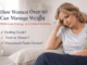 Woman over 40 feeling tired and struggling with low energy and weight management at home