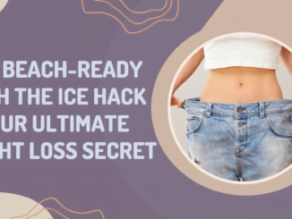 how to lose weight with ice hack