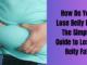 How Do You Lose Belly Fat : The Simple Guide to Losing Belly Fat
