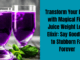 "Transform Your Body with Magical Fizzy Juice Weight Loss Elixir: Say Goodbye to Stubborn Fat Forever!"
