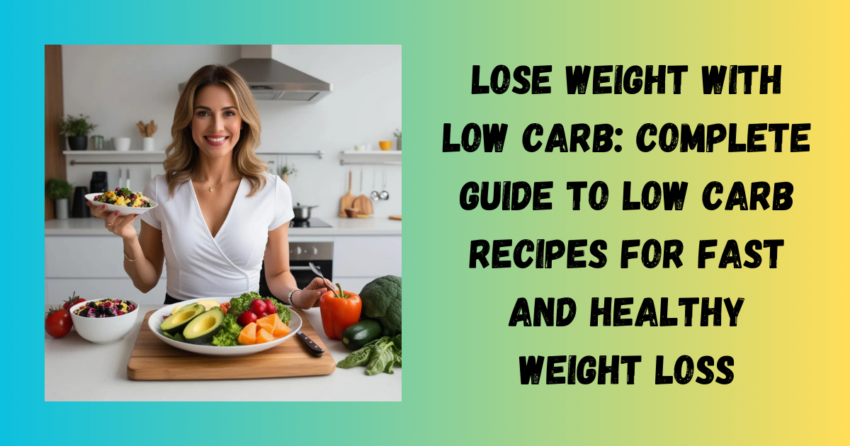 Lose Weight With Low Carb : Complete Guide to Low Carb Recipes for Fast