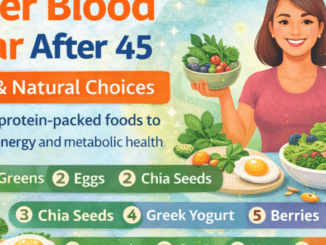 10 foods that help lower blood sugar after 45 including leafy greens eggs chia seeds greek yogurt and berries