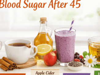 5 drinks that help lower blood sugar after 45 including green tea cinnamon tea apple cider vinegar protein smoothie and herbal tea
