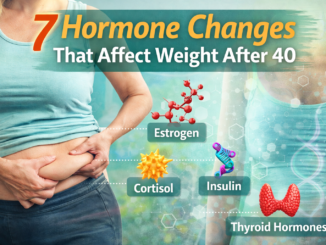 7 hormone changes that affect weight after 40 including estrogen cortisol insulin and thyroid hormone effects