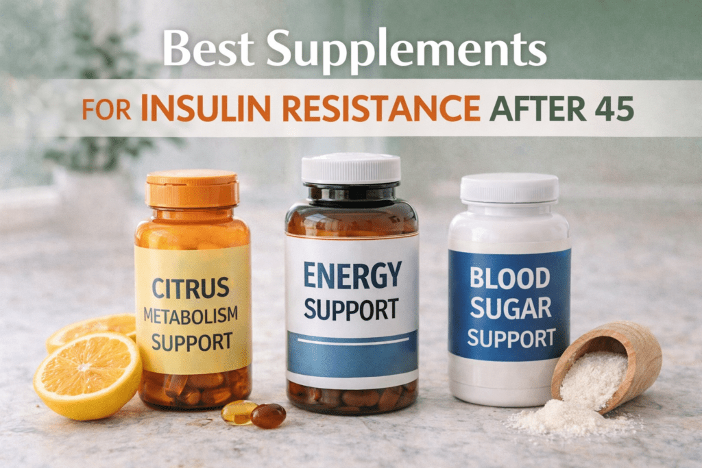 Best Supplements for Insulin Resistance After 45 bottles for metabolism and blood sugar support