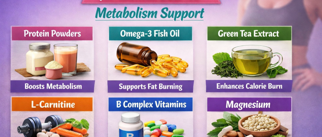 Best Supplements for Women Over 40 metabolism support