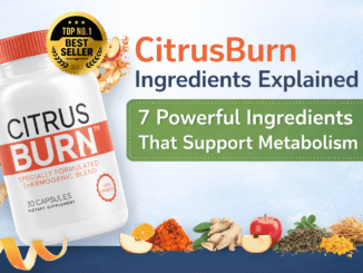 CitrusBurn Ingredients Explained – CitrusBurn supplement bottle with natural metabolism-support ingredients