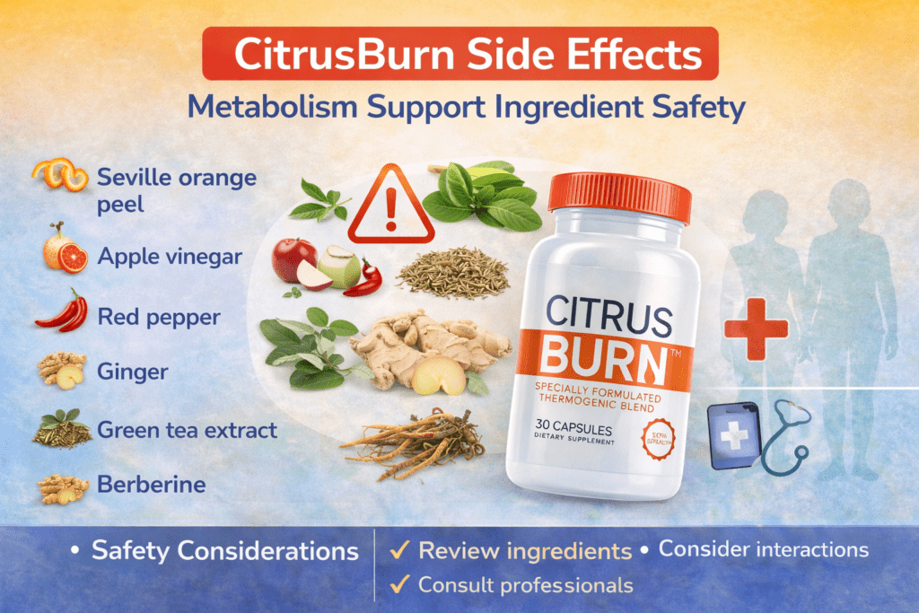 Common Ingredients That May Influence CitrusBurn Side Effects