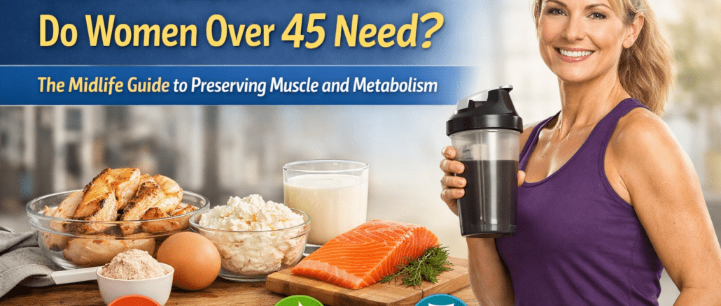 How Much Protein Do Women Over 45 Need The Midlife Guide to Preserving Muscle and Metabolism