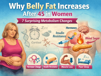 belly fat after 45 in women metabolism changes hormone diagram