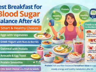 best breakfast for blood sugar balance after 45 – high protein and fiber breakfast ideas for stable energy