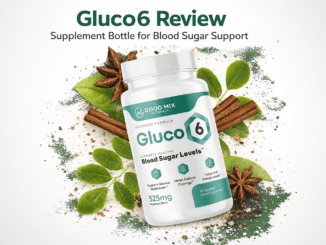 gluco6 review supplement bottle for blood sugar support