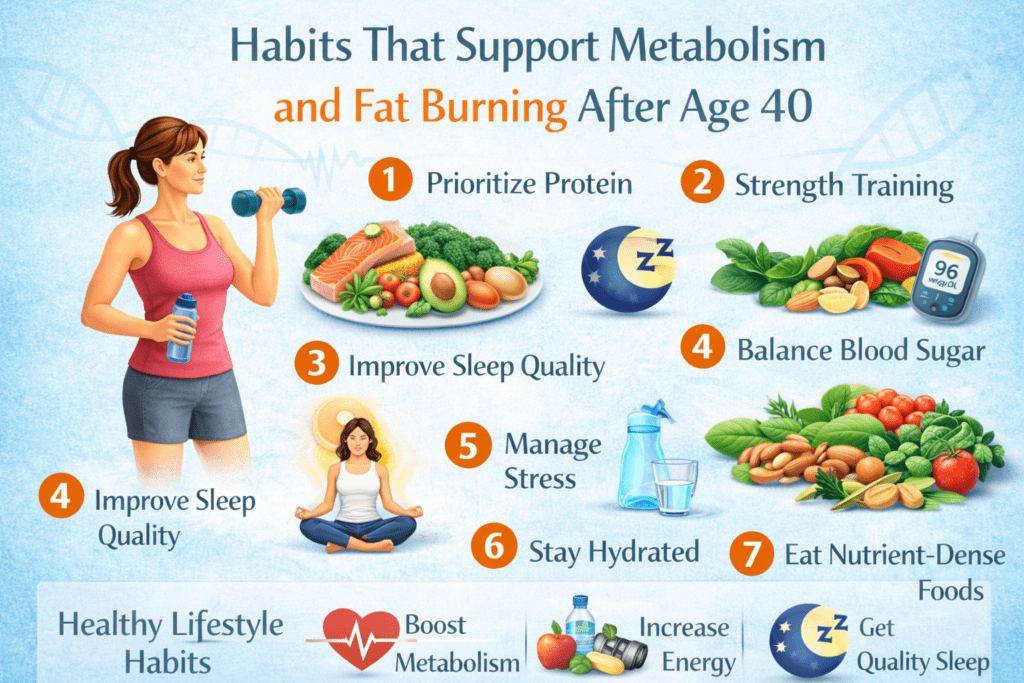 habits that support metabolism and fat burning after age 40