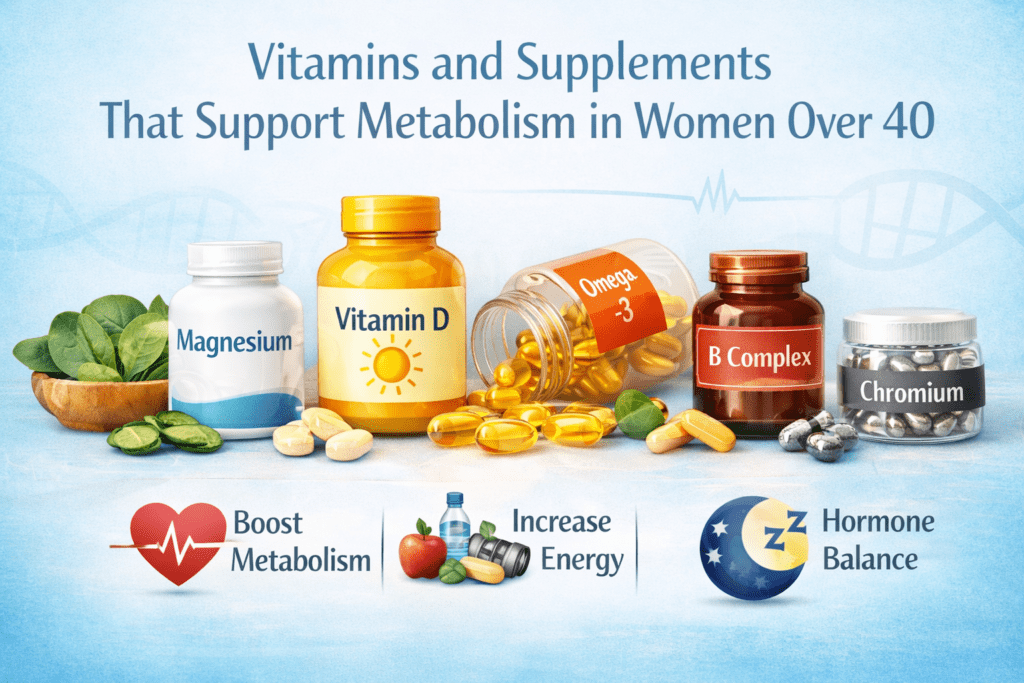 vitamins and supplements that support metabolism in women over 40
