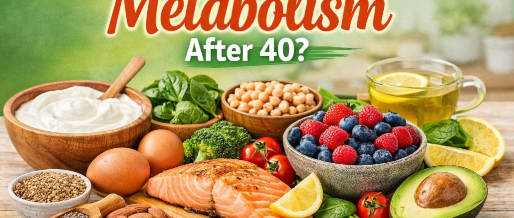 what foods help boost metabolism after 40 healthy foods like salmon eggs yogurt berries and green tea