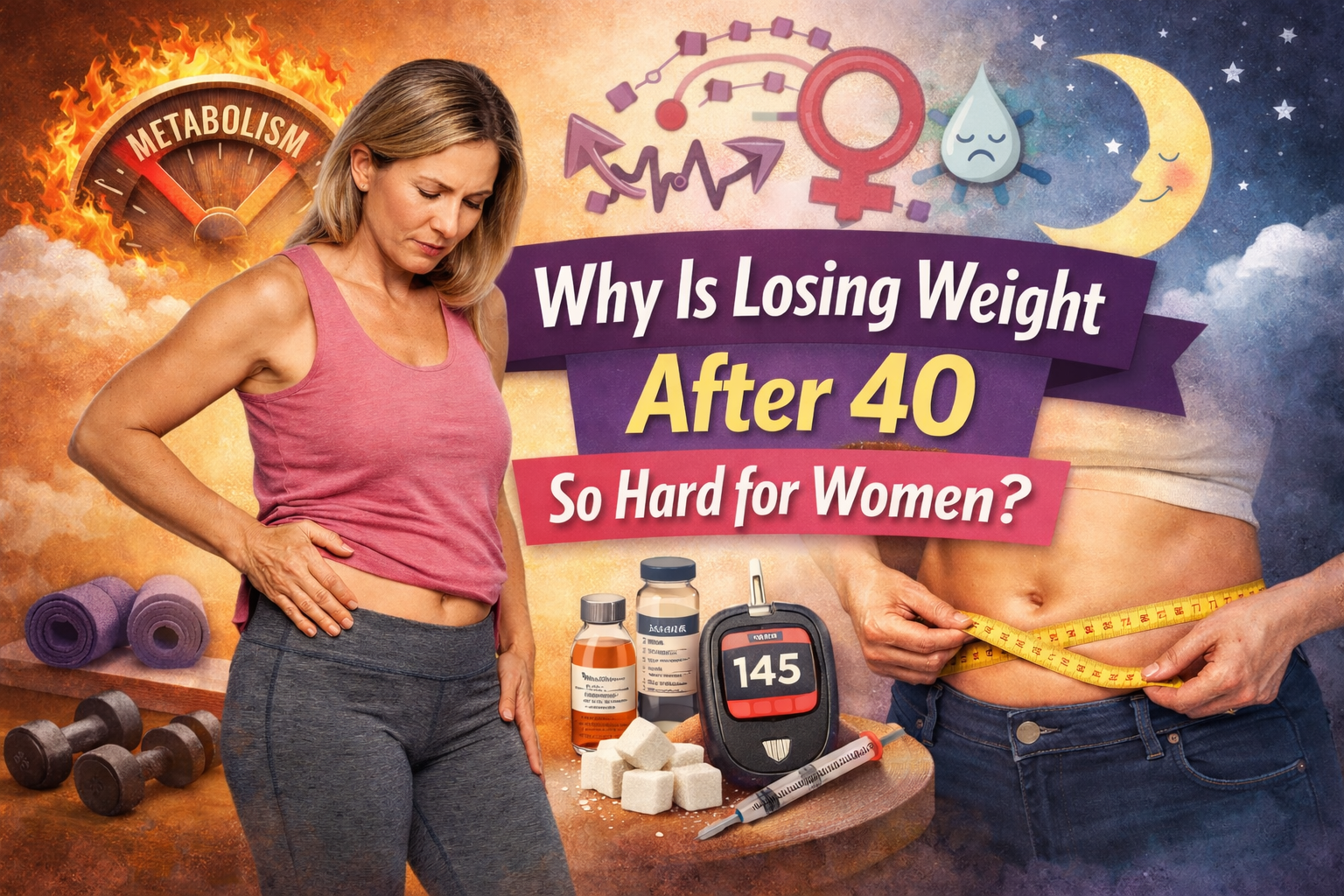 Why Is Losing Weight After 40 So Hard for Women? 9 Surprising Reasons