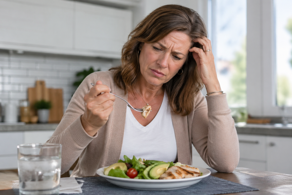 why am I always hungry after 40 even after eating woman confused eating