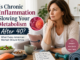 Middle-aged American woman reflecting on how chronic inflammation and metabolism after 40 may affect energy, weight, and overall wellness.